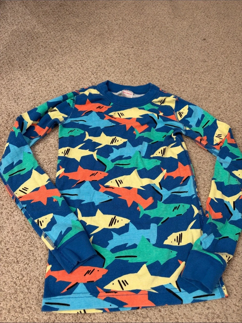 Hanna Andersson Shark PJ set, 10